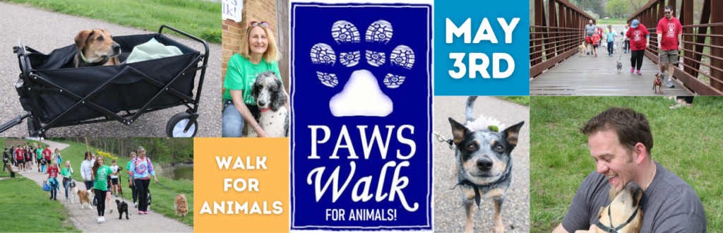 26th Annual Paws Pledge Walk 2025 Home - SCHS Web Banner